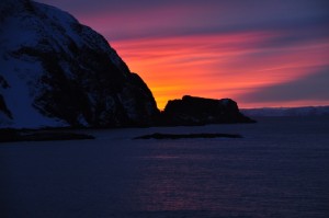 Nordkapp Sonnenuntergang